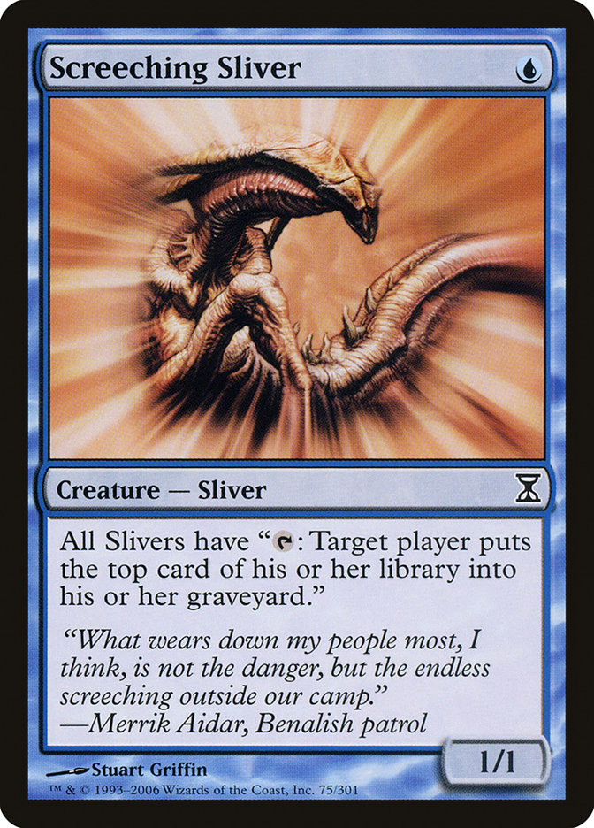 Screeching Sliver (75) [Time Spiral]