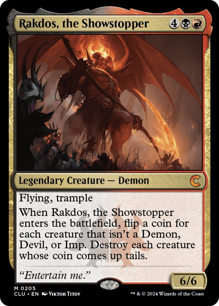 Rakdos, the Showstopper (205) [Ravnica: Clue Edition]