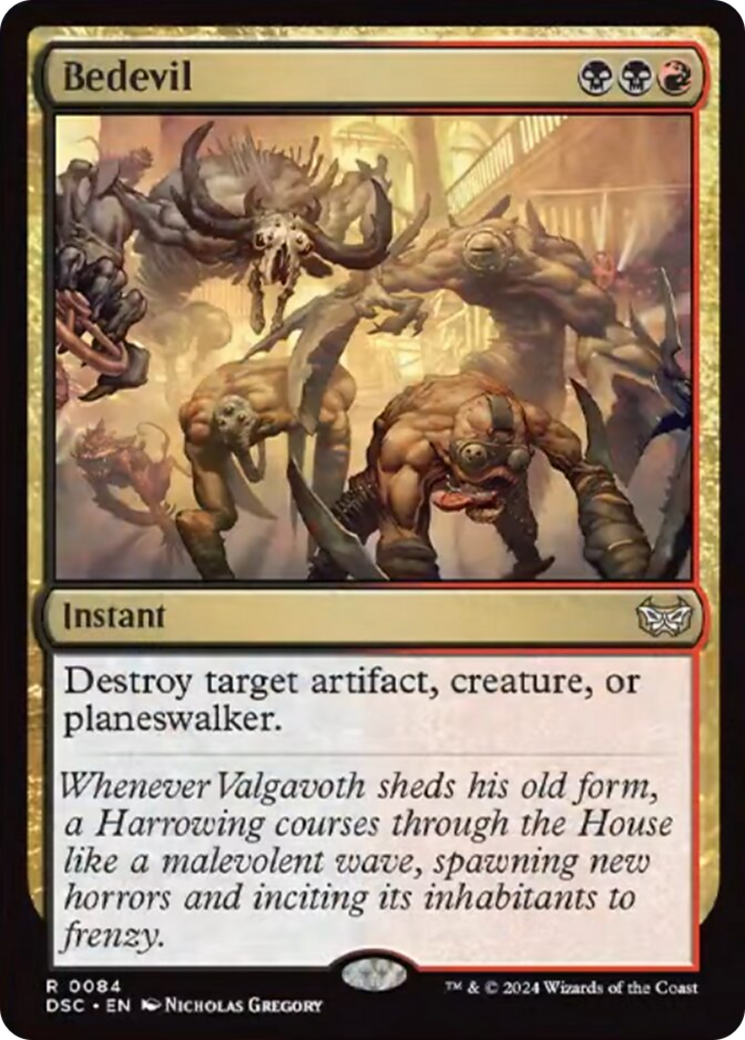 Bedevil (84) [Commander: Duskmourn: House of Horror]