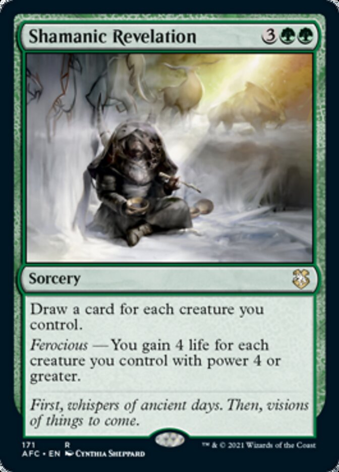 Shamanic Revelation (171) [Commander: Adventures in the Forgotten Realms]