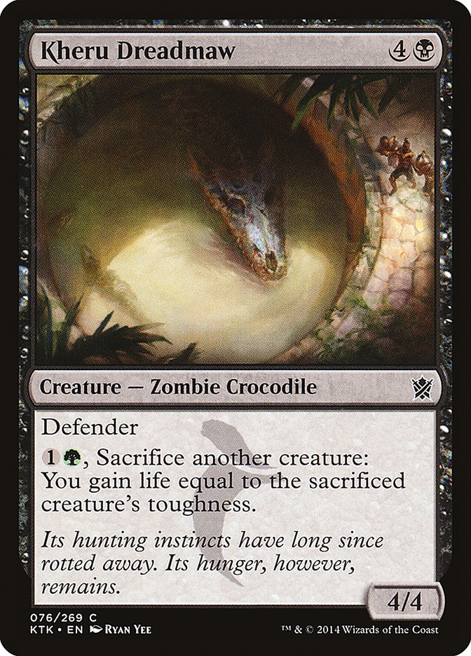 Kheru Dreadmaw (76) [Khans of Tarkir]
