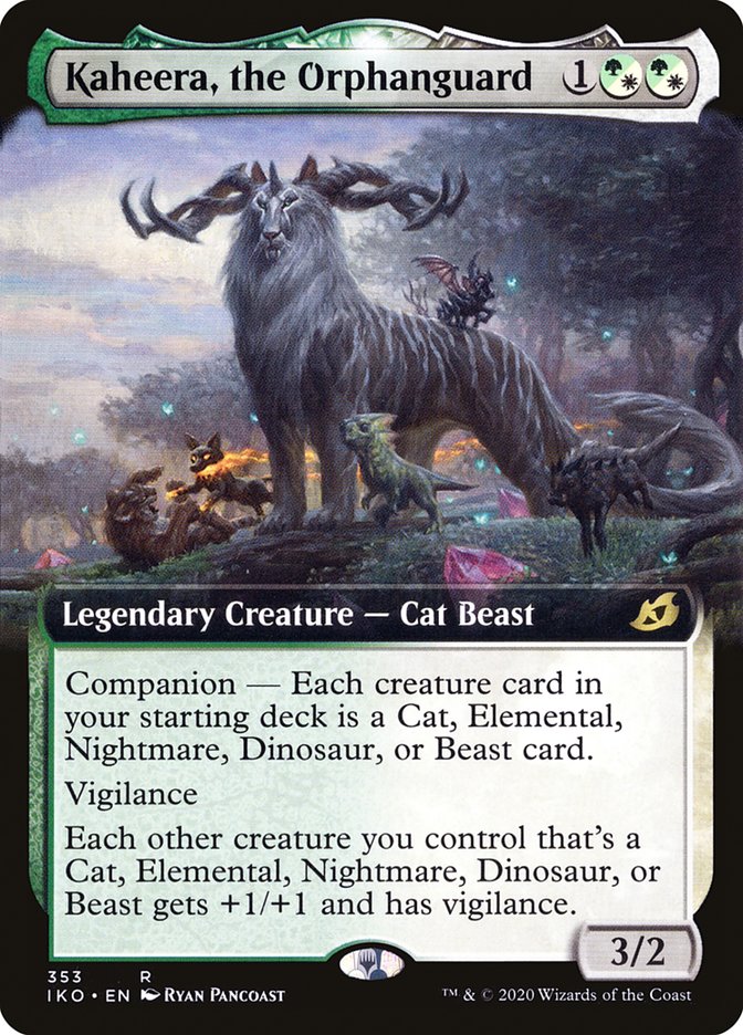Kaheera, the Orphanguard (Extended Art) (353) [Ikoria: Lair of Behemoths]