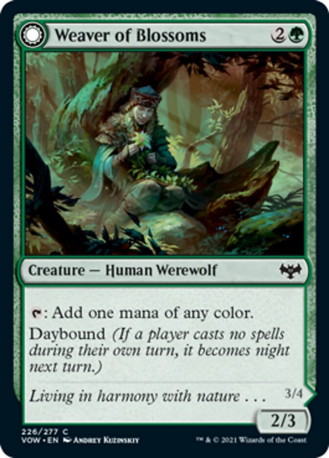 Weaver of Blossoms (226) [Innistrad: Crimson Vow]