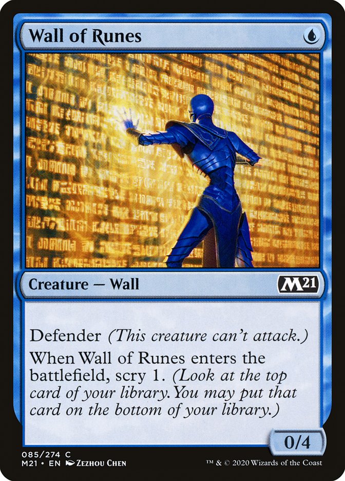 Wall of Runes (85) [Core Set 2021]