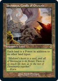 Yavimaya, Cradle of Growth (Retro Foil Etched) [Modern Horizons 2]