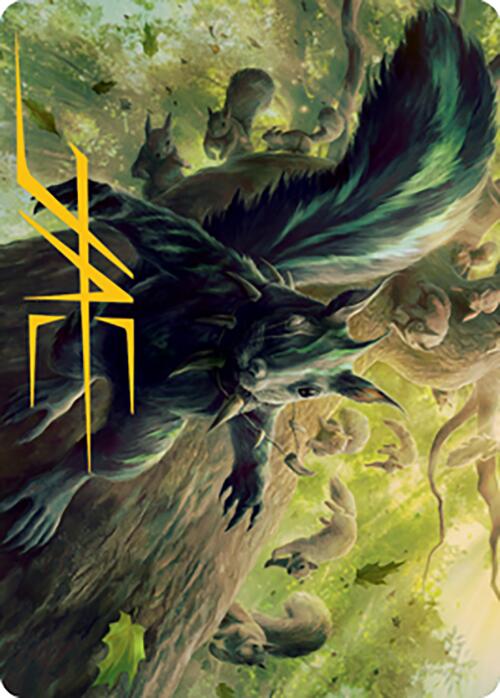 Chatterfang, Squirrel General Art Card (68/81) (Gold-Stamped Signature) (68) [Art Series: Modern Horizons 2]