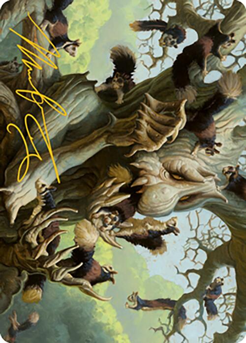 Scurry Oak Art Card (Gold-Stamped Signature) (40) [Art Series: Modern Horizons 2]