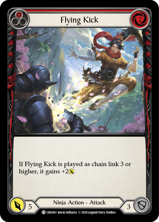 Flying Kick (Red) (CRU063) [Crucible of War]