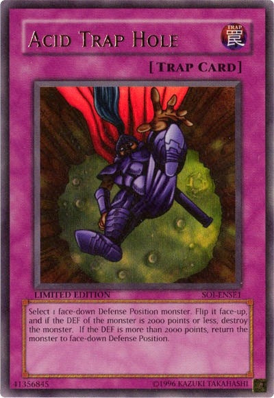 Image for Acid Trap Hole (EU) (SOI-ENSE1) [Shadow of Infinity] - YuGiOh
