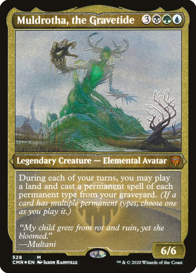 Muldrotha, the Gravetide (Foil Etched) (528) [Commander Legends]
