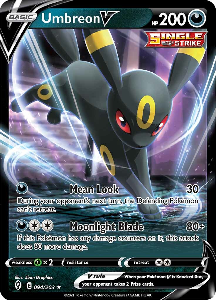 Umbreon V (094/203) [SWSH07: Evolving Skies]