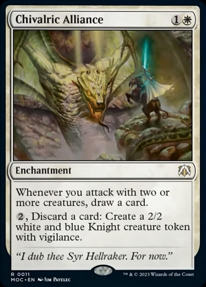 Chivalric Alliance (11) [Commander: March of the Machine]