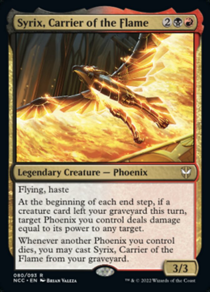 Syrix, Carrier of the Flame (80) [Commander: Streets of New Capenna]