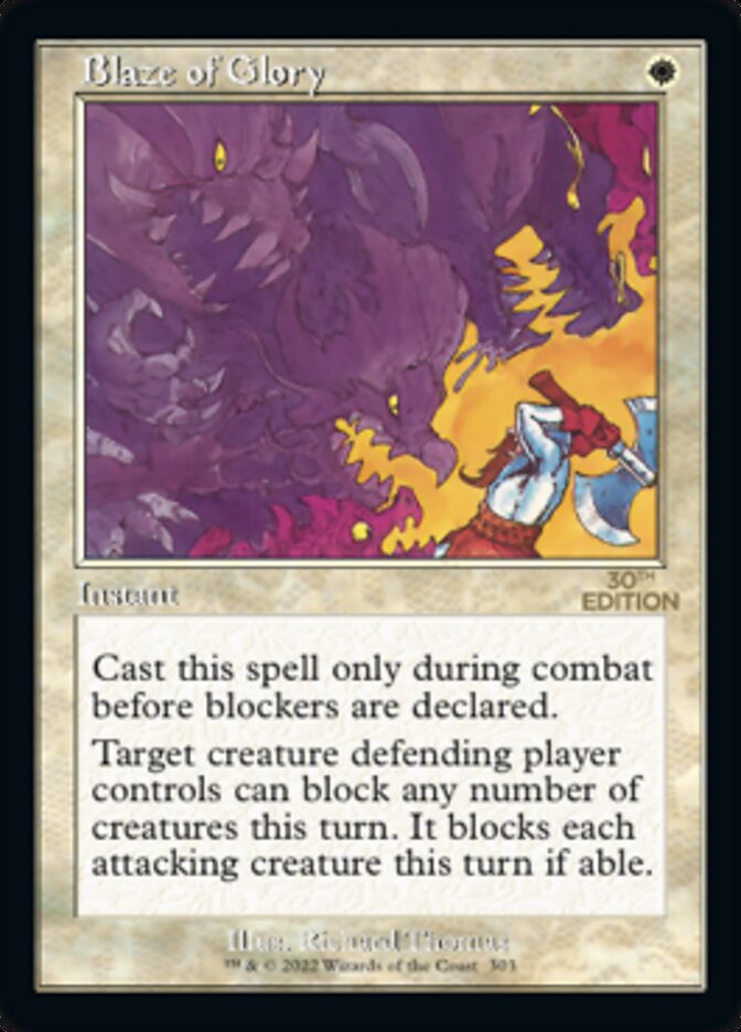 Blaze of Glory (Retro Frame) (303) [30th Anniversary Edition]