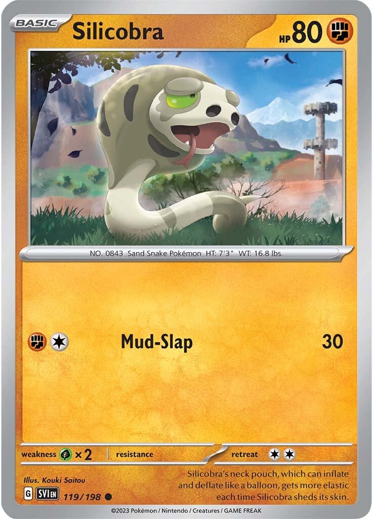 Silicobra (119/198) [SV01: Scarlet & Violet Base Set]