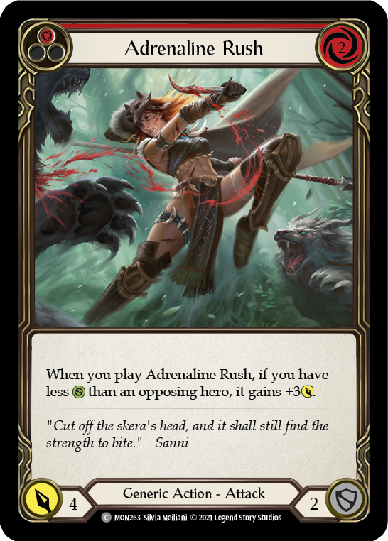 Adrenaline Rush (Red) (MON263) [Monarch]