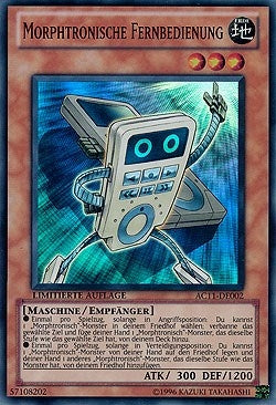 Image for Morphtronic Remoten (German) - "Morphtronische Fernbedienung" (AC11-DE002) [Advent Calendar 2011 (Adventskalender)] - YuGiOh