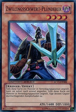Image for Twin-Sword Marauder (German) - "Zwillingsschwert-Plunderer" (AC11-DE008) [Advent Calendar 2011 (Adventskalender)] - YuGiOh