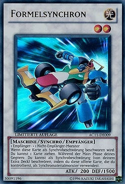 Image for Formula Synchron (German) - "Formelsynchron" (AC11-DE009) [Advent Calendar 2011 (Adventskalender)] - YuGiOh