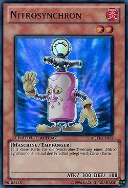 Image for Nitro Synchron (German) - "Nitrosynchron" (AC11-DE011) [Advent Calendar 2011 (Adventskalender)] - YuGiOh