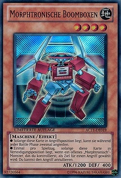 Image for Morphtronic Boomboxen (German) - "Morphtronische Boomboxen" (AC11-DE019) [Advent Calendar 2011 (Adventskalender)] - YuGiOh