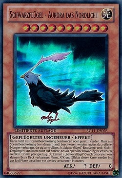 Image for Blackwing - Aurora the Northern Lights (German) - "Schwarzflugel - Aurora das Nordlicht" (AC11-DE023) [Advent Calendar 2011 (Adventskalender)] - YuGiOh