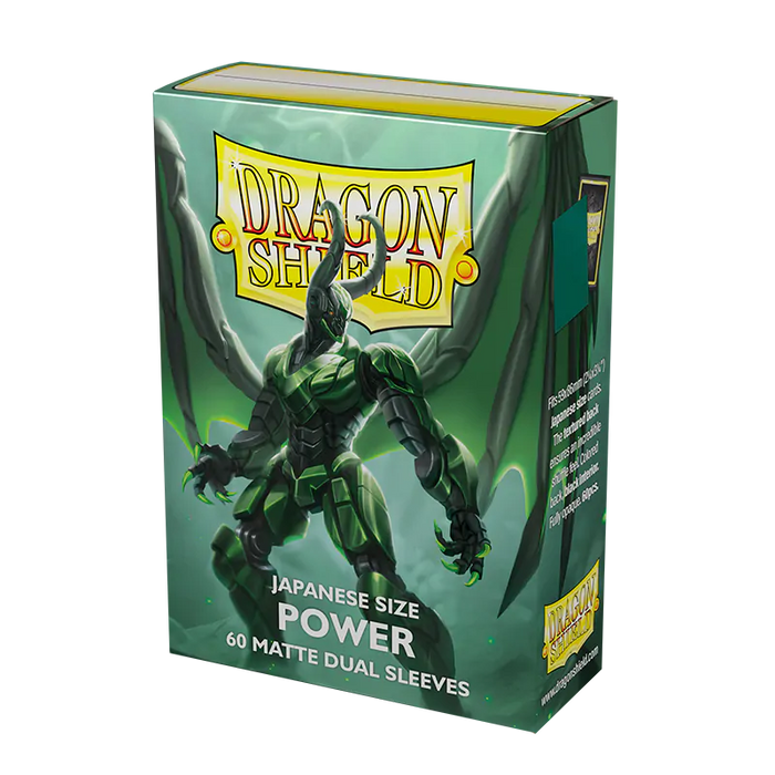Dragon Shield: Japanese Size 60ct Sleeves - Power (Matte)