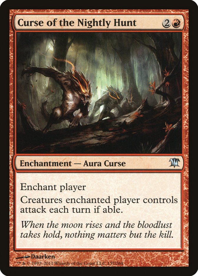 Curse of the Nightly Hunt (137) [Innistrad]