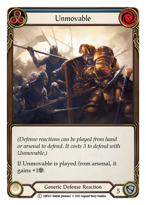Unmovable (Blue) [1HP413] (History Pack 1)