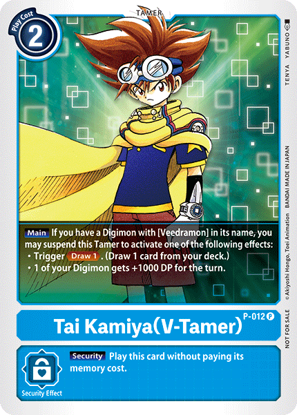 Tai Kamiya (V-Tamer) - P-012 (P-012 P) [Digimon Promotion Cards]