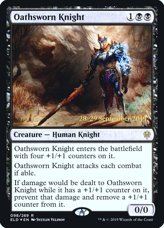 Oathsworn Knight (98) [Prerelease Cards]