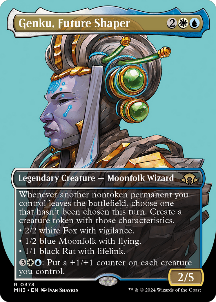 Genku, Future Shaper (Borderless) (373) [Modern Horizons 3]