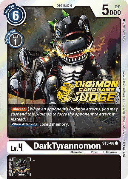 DarkTyrannomon (Judge Pack 1) (ST5-08 U) [Starter Deck 05: Machine Black]