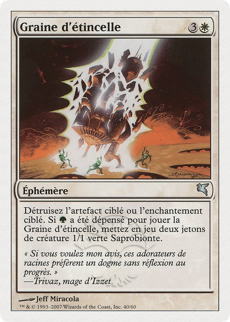 Image for Seed Spark (French) - "Graine d'etincelle" (J40) - Magic: The Gathering