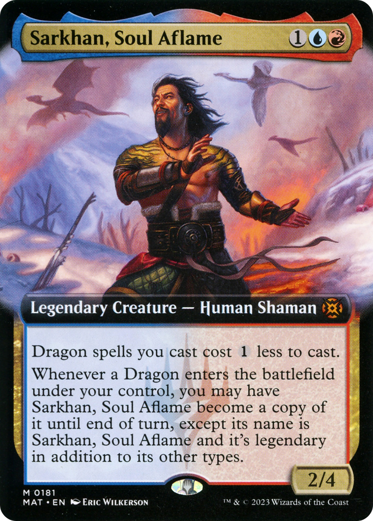 Sarkhan, Soul Aflame (Extended Art) (181) [March of the Machine: The Aftermath]