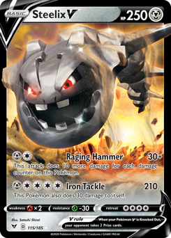 Steelix V (115/185) [SWSH04: Vivid Voltage]