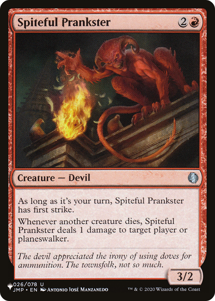 Spiteful Prankster (026/078) [The List Reprints]