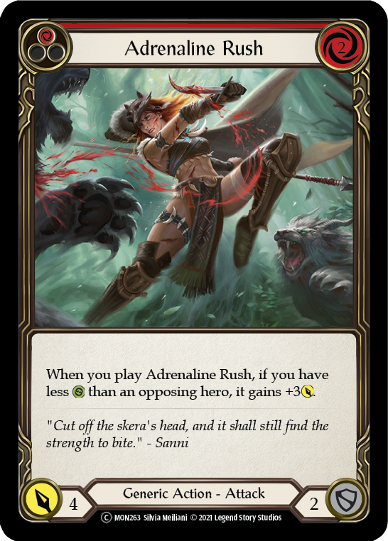 Adrenaline Rush (Red) (MON263) [Monarch]