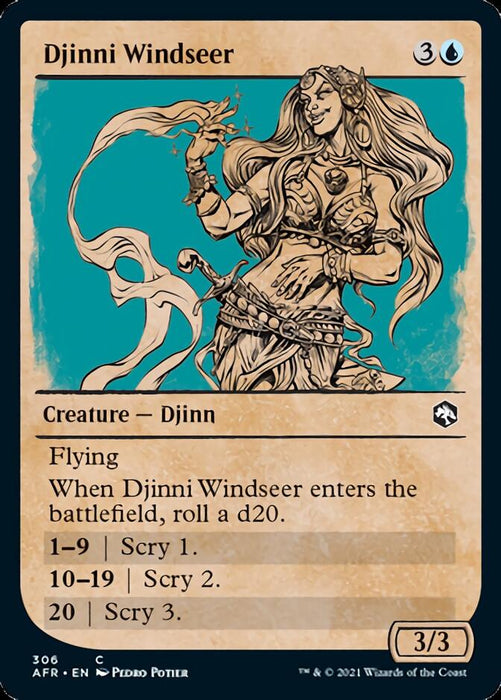 Djinni Windseer (Showcase) [Dungeons & Dragons: Adventures in the Forgotten Realms]