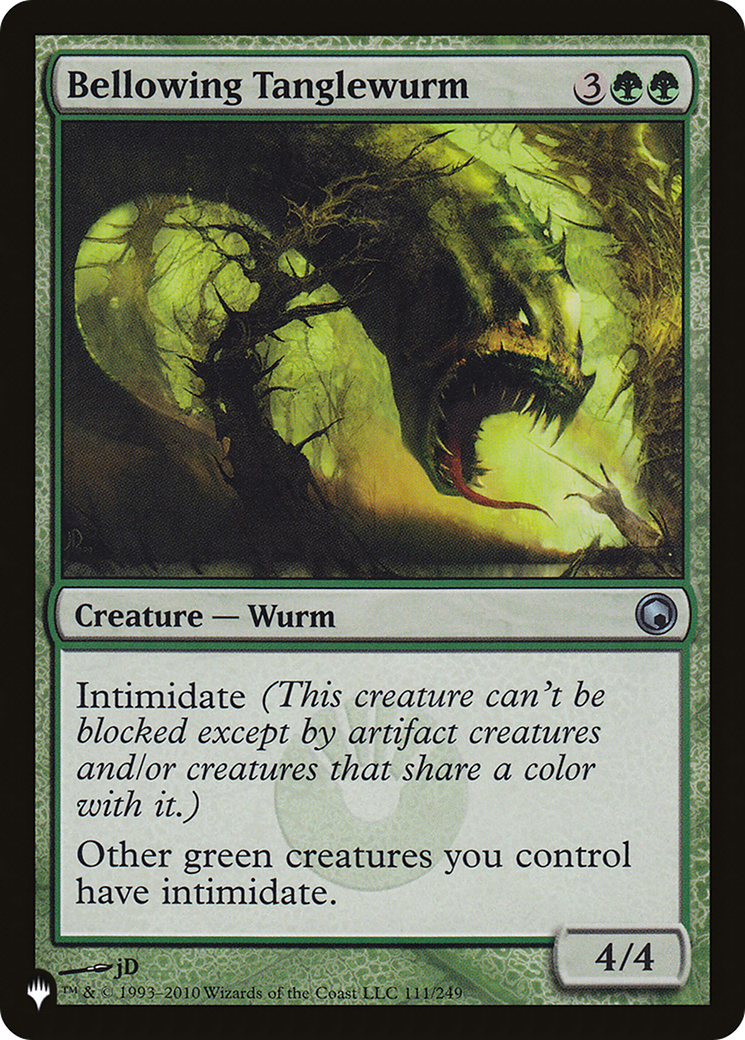 Bellowing Tanglewurm (111/249) [The List Reprints]