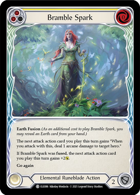 Bramble Spark (Yellow) (ELE086) [Tales of Aria]