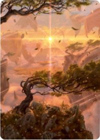 Windswept Heath Art Card (30) [Art Series: Zendikar Rising]