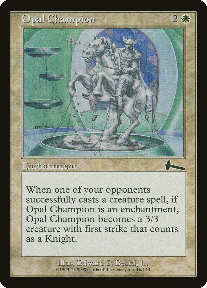 Opal Champion (16) [Urza's Legacy]