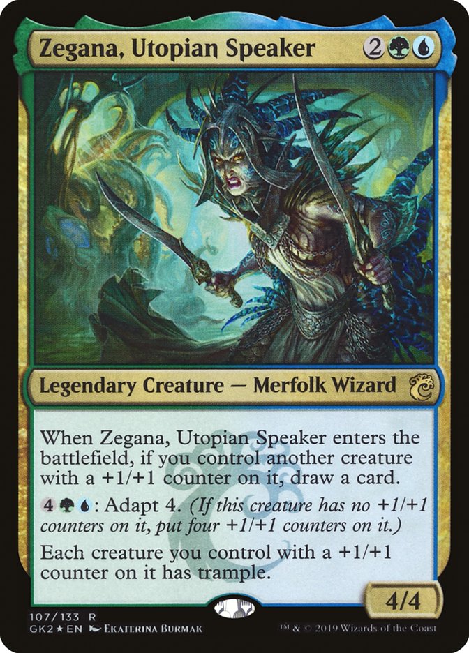 Zegana, Utopian Speaker (107) [Ravnica Allegiance: Guild Kits]