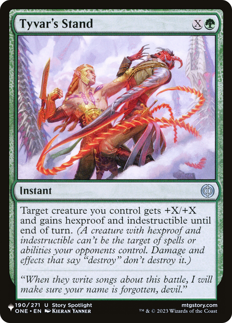 Tyvar's Stand (190/271) [The List Reprints]