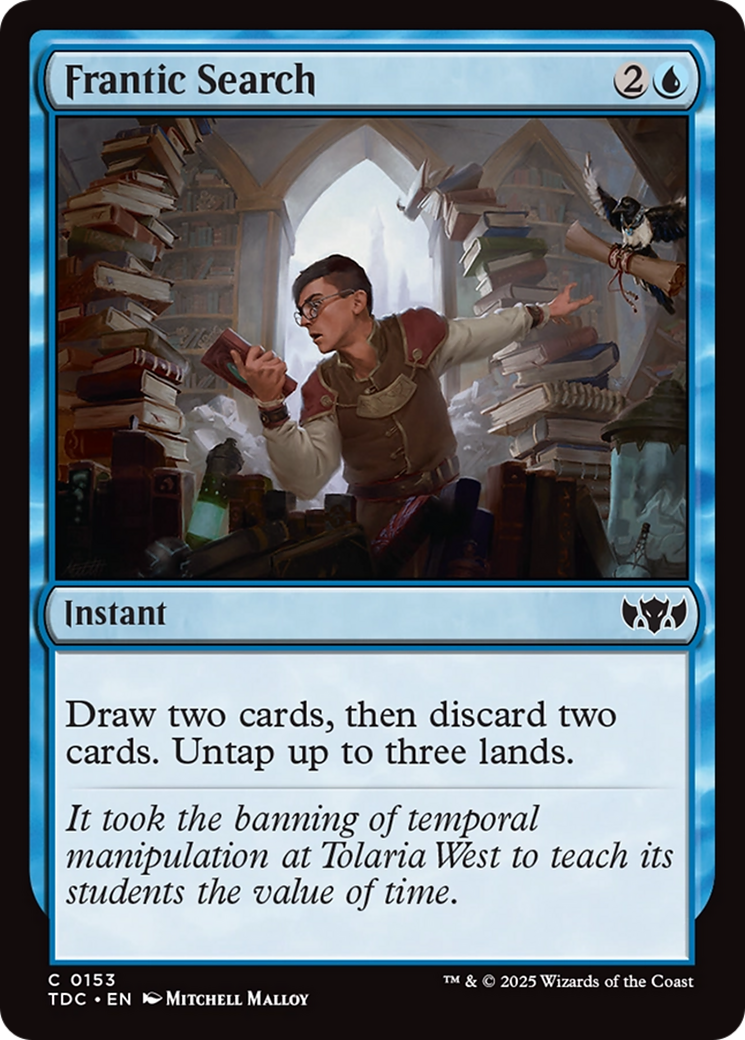 Frantic Search (153) [Commander: Tarkir: Dragonstorm]