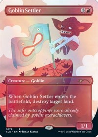 Goblin Settler (Borderless) [Secret Lair Drop Series]