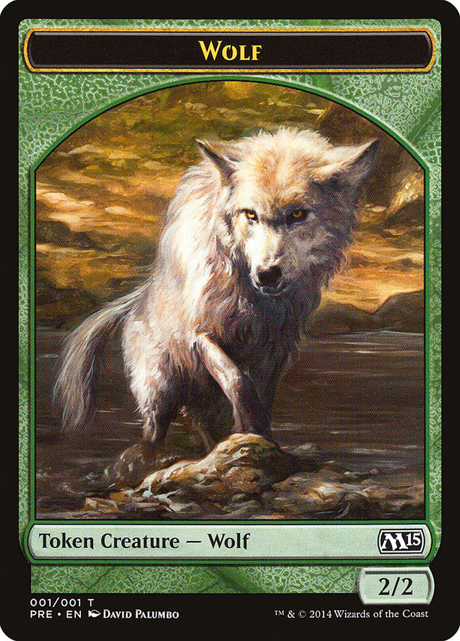Wolf Token (1) [Prerelease Cards]