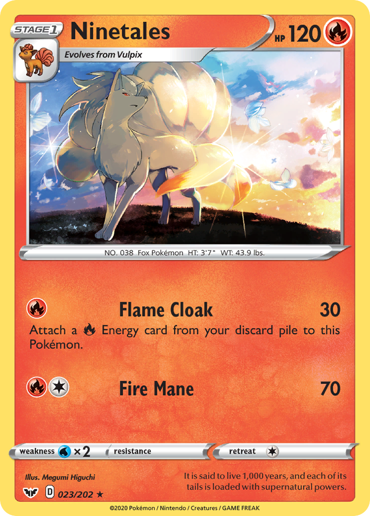 Ninetales (023/202) [SWSH01: Sword & Shield Base Set]