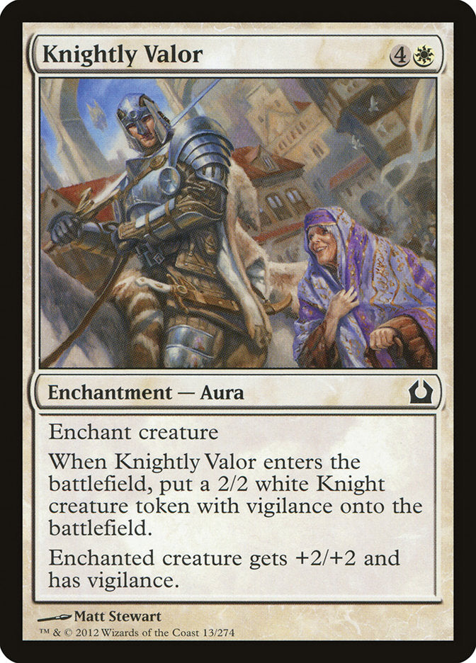 Knightly Valor (13) [Return to Ravnica]